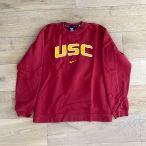 NIKE USC red crewneck sweatshirt